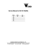 DS-781 and DS-782 service and calibration